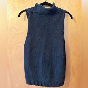 J. Crew Sleeveless Cowl neck Sweater - Black